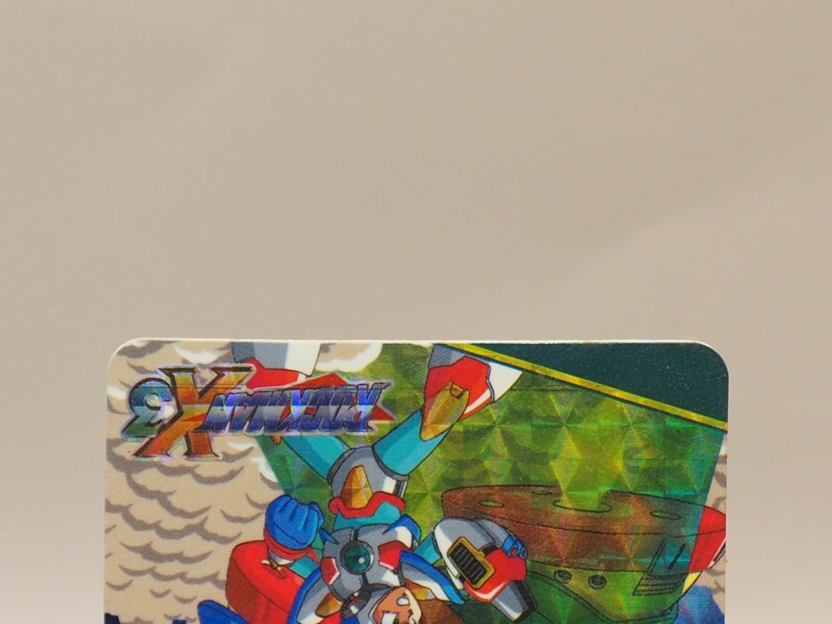X vs Sigma Mega Man X3 Carddass TCG Card No. 89 Horo BANDAI 1995