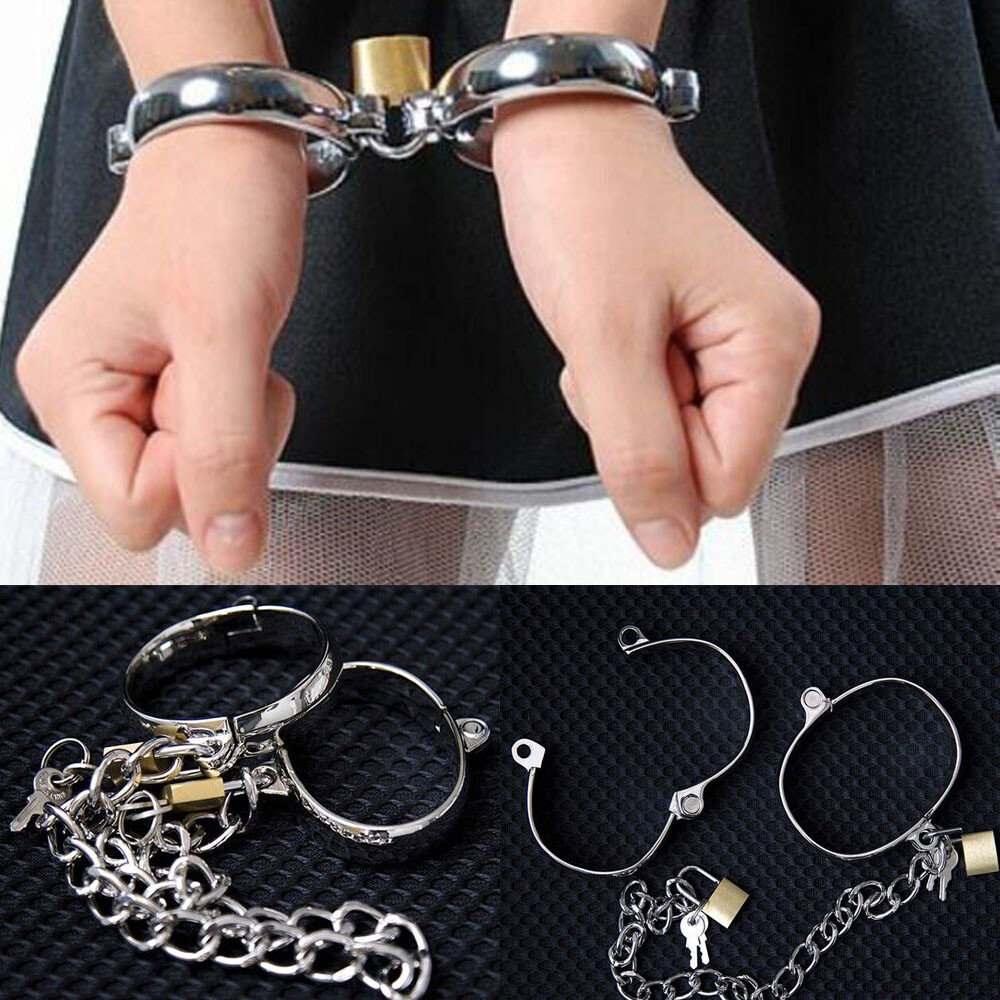 Metal HanDCuffs Adult Silver Metal HanDCuffs Adult Silver
