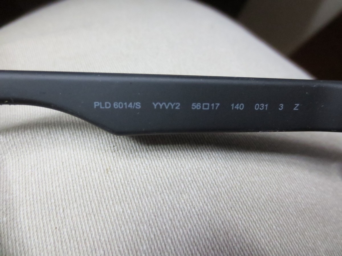 Polaroid PLD YYVY2 Sunglasses Frame Womens Matte Black Full 