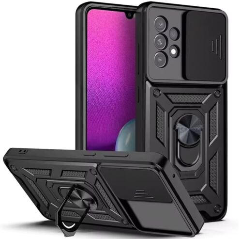 Custodia per Samsung Galaxy S22 Ultra,S22 Plus,S22 anello magnetico armatura antiurto - Foto 6 di 41