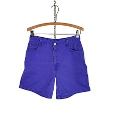 vintage y2k 90s gitano high waist purple jean shorts S denim grunge mom vtg