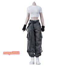 CHILI TOYS CL003D 1/6 White Tops & Grey Pants Trousers Clothes 12" Phicen Figure