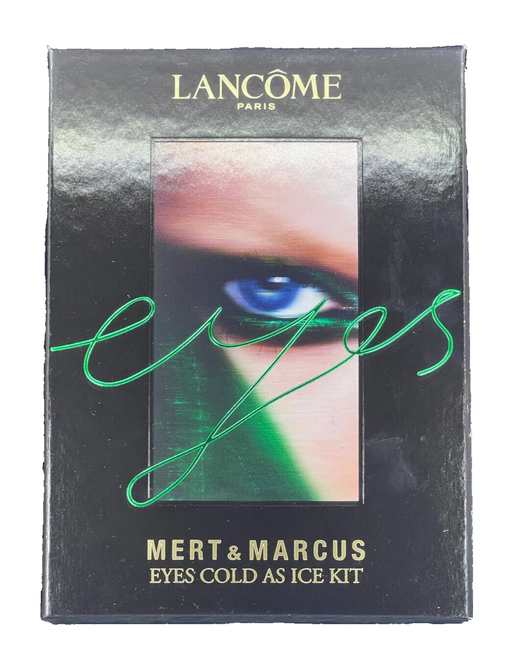 Lancome Paris Mert & Marcus Eyes Cold As Ice Kit 01 VERT GREEN NIB