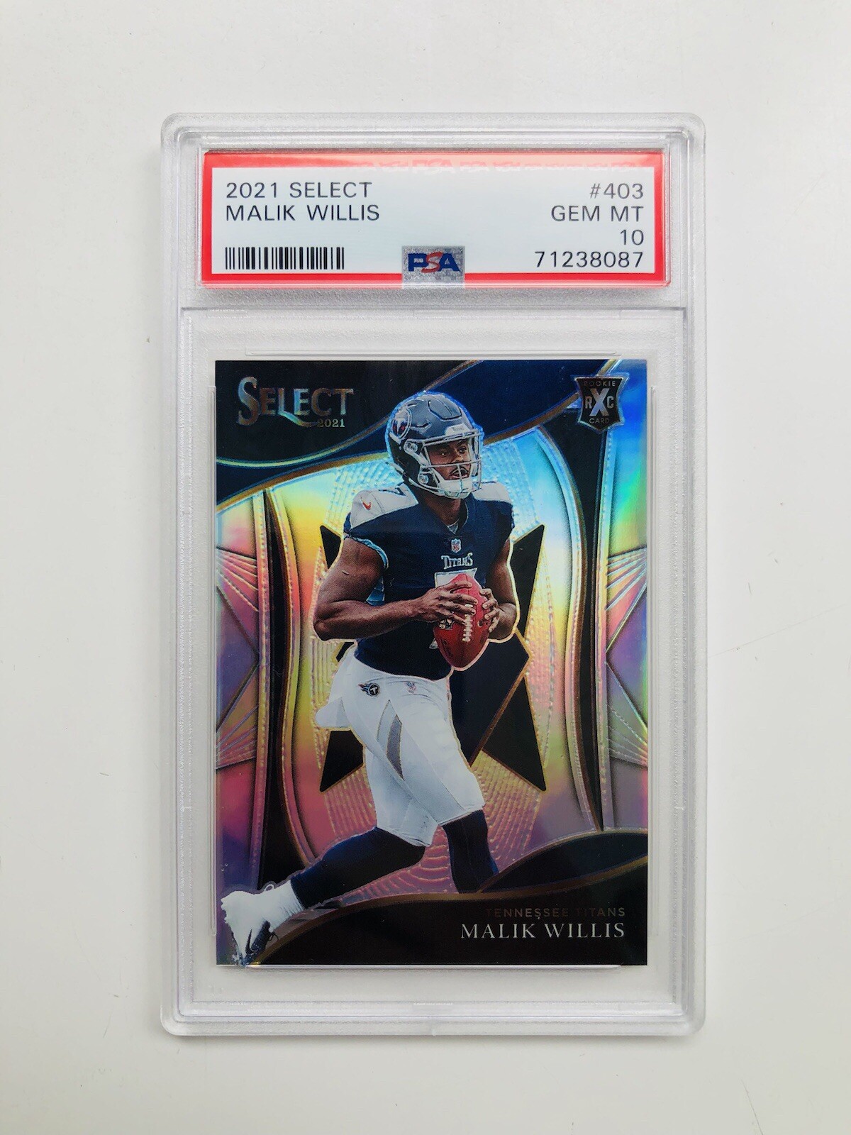 2021 Select MALIK WILLIS XRC Silver Prizm #403 PSA GEM MINT 10
