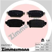 Zimmermann Scheibenbremsbelag 22623.155.1