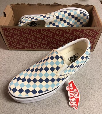 coral checkered vans
