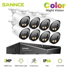 SANNCE 5MP 8CH DVR 1080P Security Camera System Full Color Night Vision Outdoor