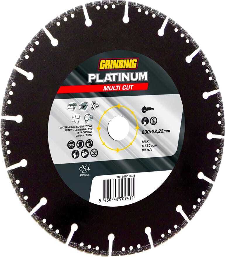 Sait Platinum Multi Cut 230: Disco Diamantato Professionale Multimateriale