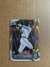 ⚡ 2022 Bowman Draft #BDC-15 Jace Jung Chrome Black & White RayWave Refractor