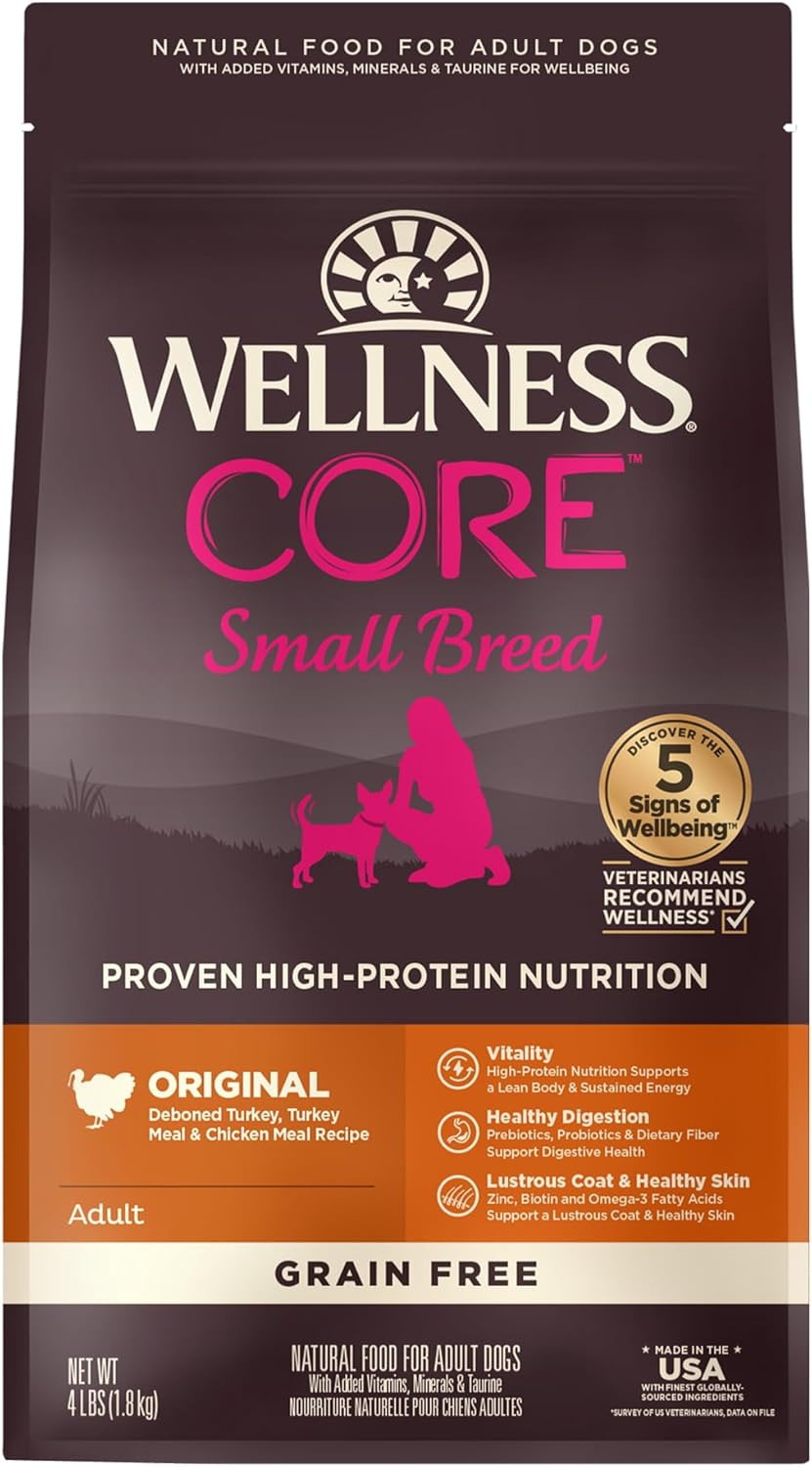 CORE Dry Dog Food, Small Breed, Grain-Free, High Protein, Na