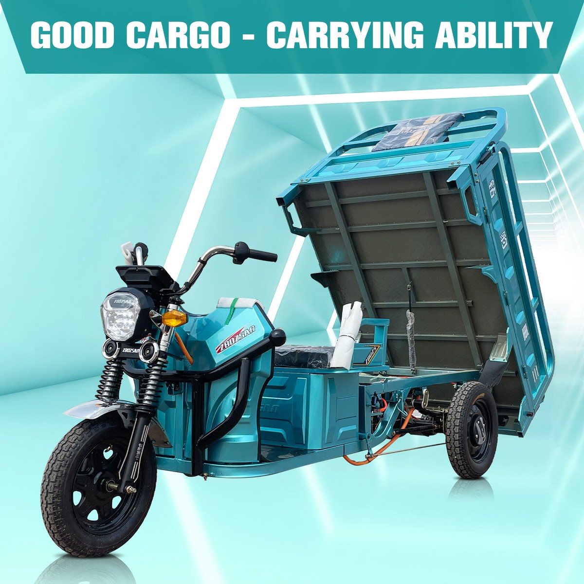 3Wheel Electric Scooters Sanbengzi Use for Carrying Goods Auto