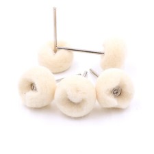 20mm Polishing Buffing Wool Cotton Wheel Brush Cleaning for Dremel Rotary Tool