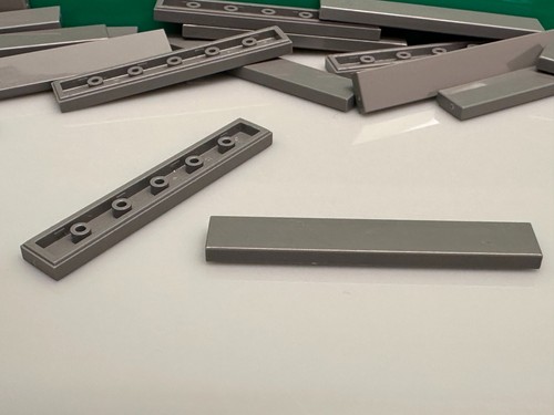 LEGO Smooth Tile Light, Dark, Bluish Grey 1x2 1x3 1x4 1x6 1x8 2x2 2x4, 10 Pieces - Picture 14 of 19
