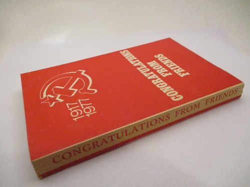 Congratulations from Friends 1917 1977 60th Anniversary October Revolution USSR - Picture 2 of 8
