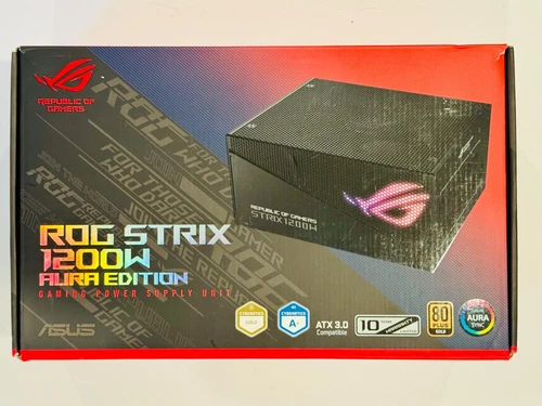 NEW ASUS ROG Strix 1200W 80+ Gold Aura Edition ATX Fully Modular Power Supply