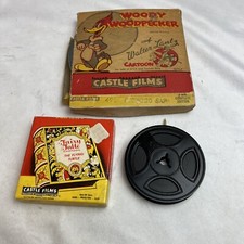 Vtg Lot 8mm Castle Films Cartoon Reels The Flying Turtle Woody Woodpecker