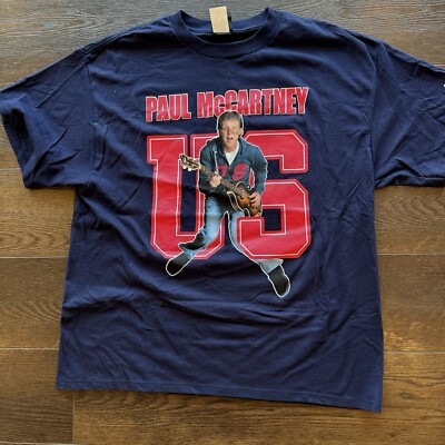 Paul Vintage ライブTシャツ 2005 TOUR US McCartney Paul McCartney Concert Tour US 2005 Black XL Mens Shirt ミュージシャン