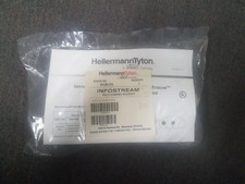 HellermannTyton MCRI-FE InfoStream Multi-Channel Raceway Flat Elbow PVC Ivory