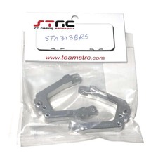 NEW STRC Aluminum HD Rear Shock Towers Silver for SCX10 II