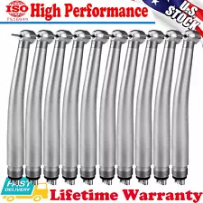 10Pack High Dental Speed Handpiece Push Button 4 Hole Fit NSK Pana Max Style USA