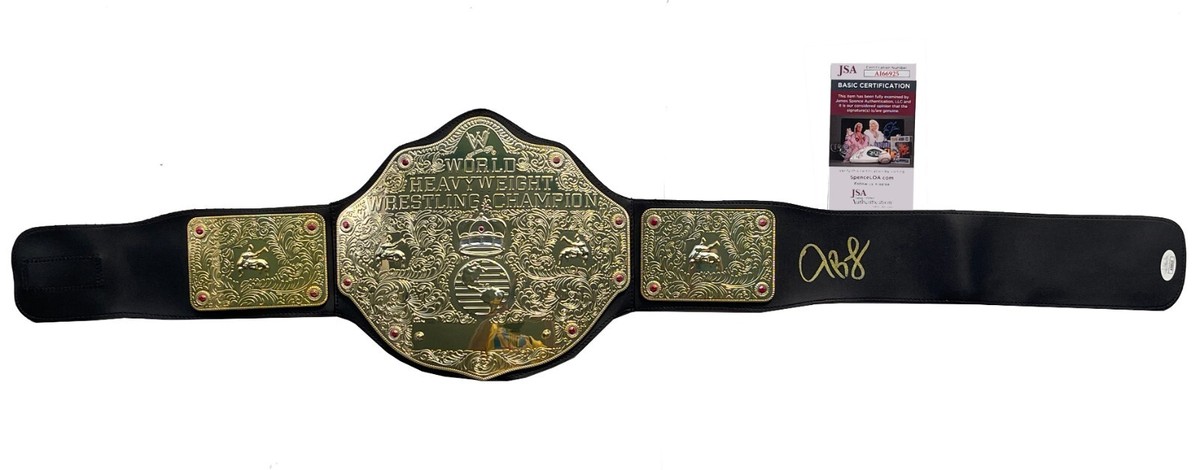 乃木坂464th YEAR BDL John Bradshaw Layfield Signed WWE World Heavyweight Champion