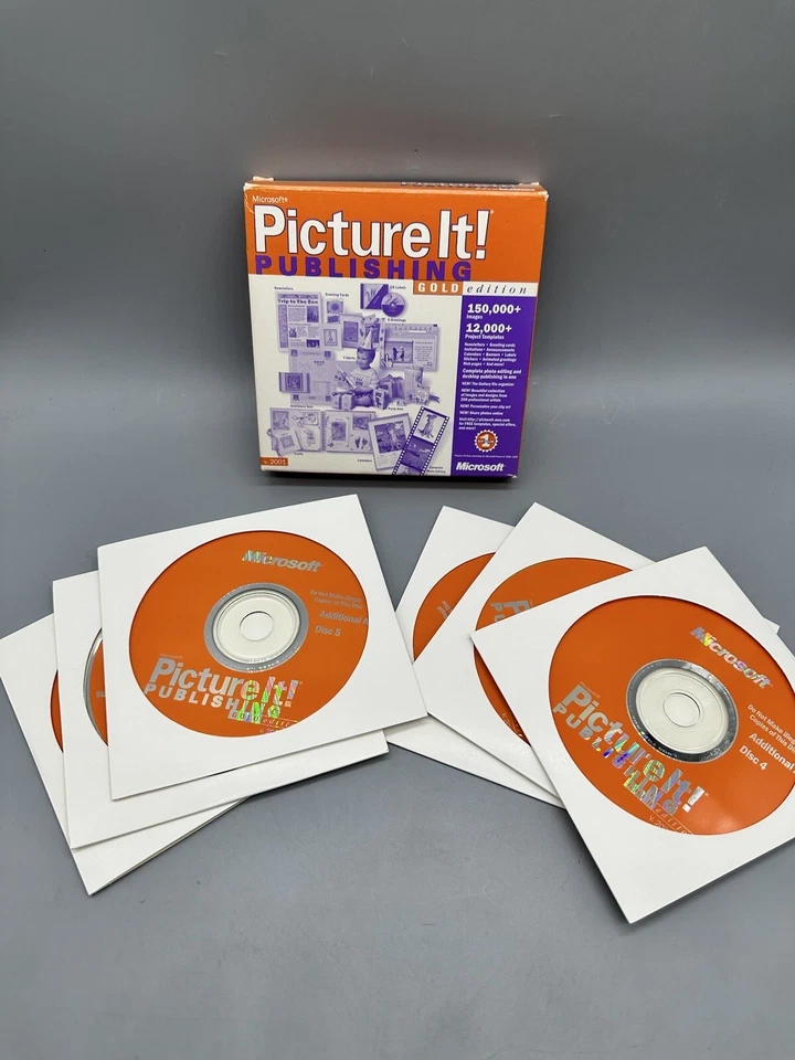 Microsoft Picture It! Publishing Gold edition V.2001 - Image 2 of 4