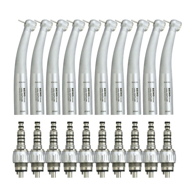 10pcs BEING Dental High Speed Handpiece & Coupling KaVo MULTIflex Midwest 4 Hole