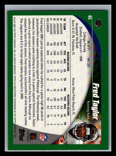 2002 Topps Football # 1 - 200 - Pick Your Card! - Picture 90 of 400