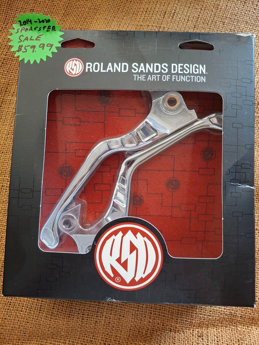 ROLAND SANDS 2014-2019 SPORTSTER AVENGER INLAY CHROME HAND LEVER 