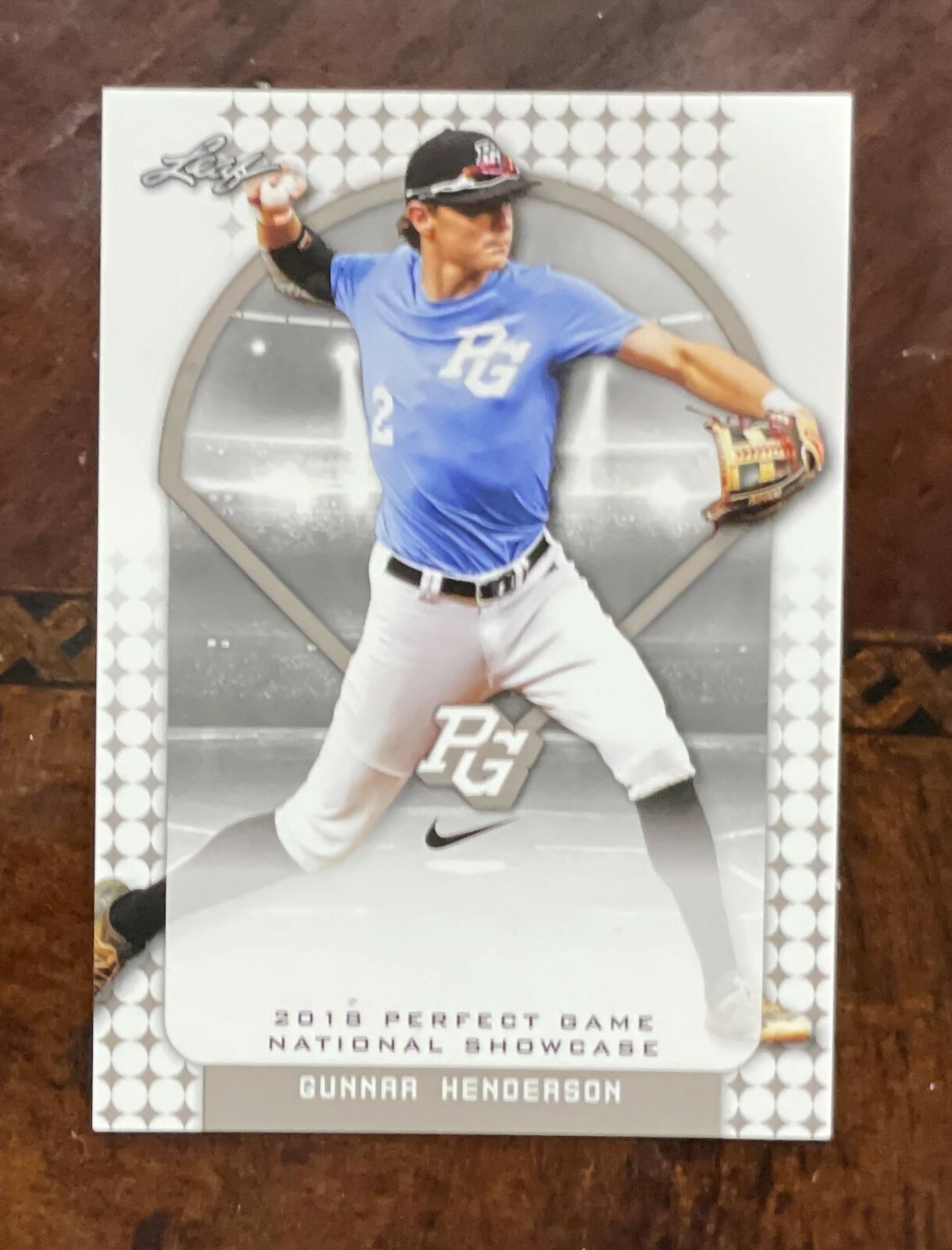 GUNNAR HENDERSON - 2018 Leaf Perfect Game National Showcase #182  RC   FS  QTY