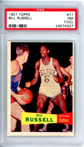 1957	Topps	Bill	Russell	77	PSA 7 o/c	Celtics	15529