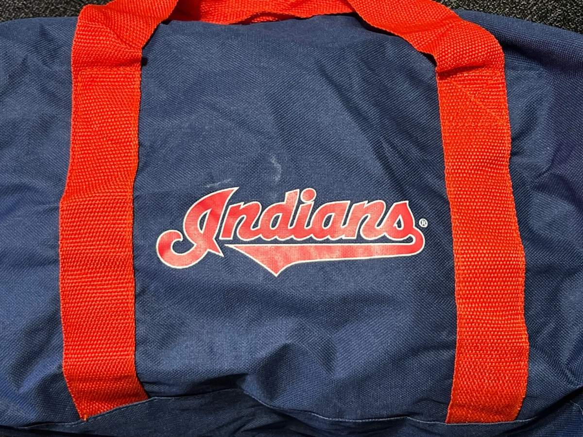Cleveland Indians u0026 Block C Duffel Bag Sherwin Williams Red u0026 Blue 17 x 9  x 9 | eBay