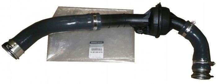 Durite tuyau d'air d'origine pour Renault Clio IV 1.5 dCi 144600661R en caoutchouc noir
