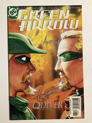 GREEN ARROW 8 SIGNED HESTER PARKS NM NEAR MINT DC COMICS 