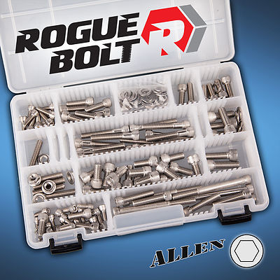 Kit De Pernos De Acero Inoxidable Rogue Bolt | Para Ford 351W Windsor Bloque Pequeño Hasta 1977 | Lateral