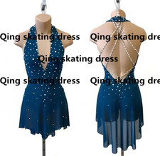 053 New Girls Kids Ice Figure Skating Dress Figure Skating Dress for Competition