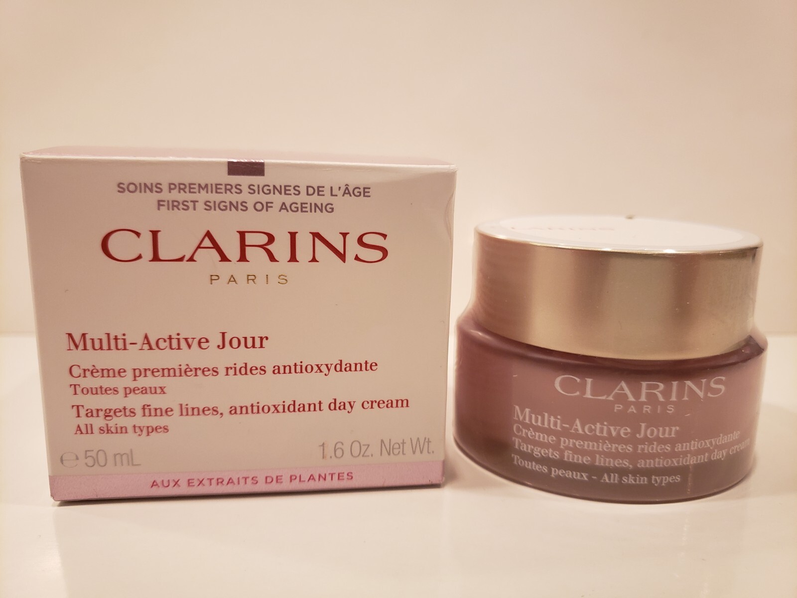 Clarins Multi-Active Jour Fine Lines, Antioxidant Day Cream 1.6 Oz