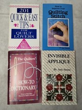 Lot of 4 Quilting Pattern/Instruction Books