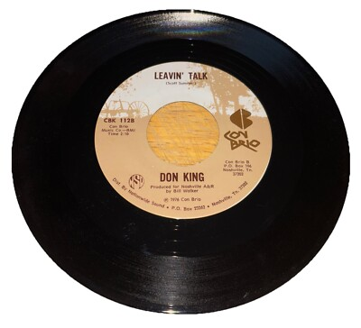 #ad Don King Leavin#x27; Talk amp; Cabin High Con Brio 45 RPM 1976 box11 $5.99