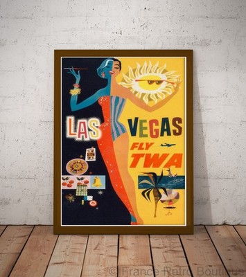 Poster Poster Luftfahrt Las Vegas TWA