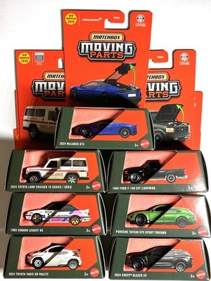 Matchbox 1:64 Moving Parts 2026 Set Subaru Legacy Toyota Yaris Land Cruiser Ford