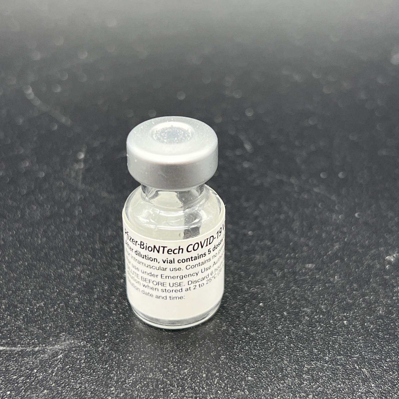 Pfizer Biontech Covid-19 Vaccine Vial Rare Pandemic Collectible - Empty