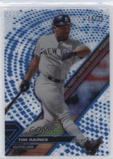 2017 Topps High Tek Pattern 1 Blue Rainbow 8/75 Tim Raines #HT-TR HOF 0tx