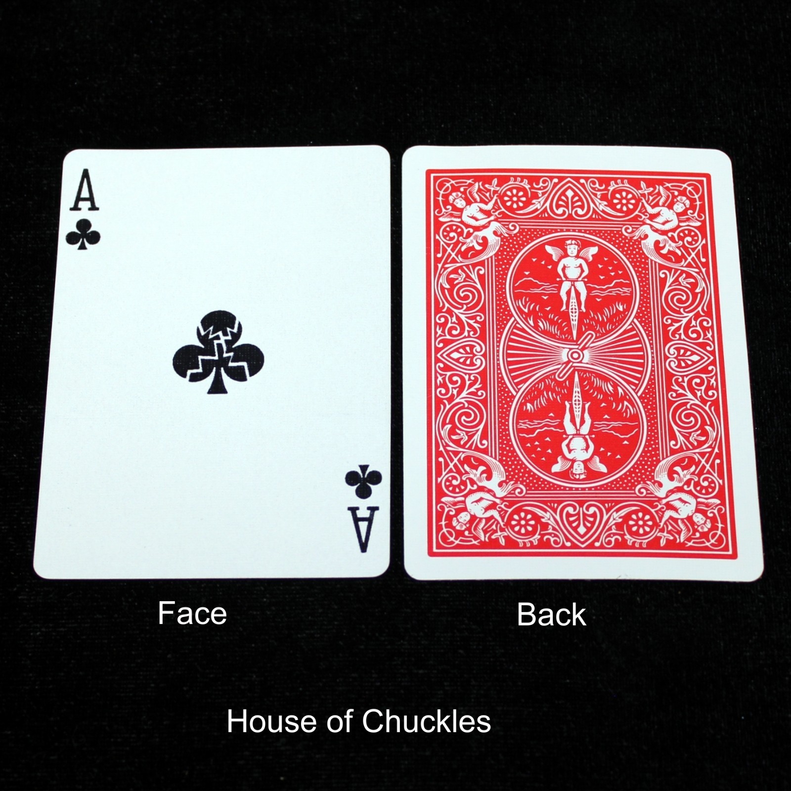 Printed Gaff Card, Red