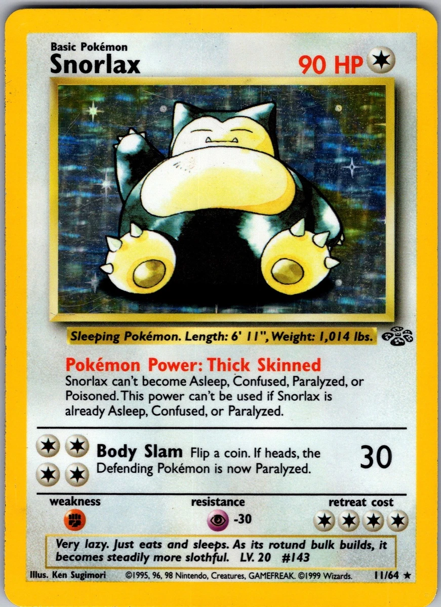 ポケモンジャングル Snorlax 11/64 Jungle for sale | eBay