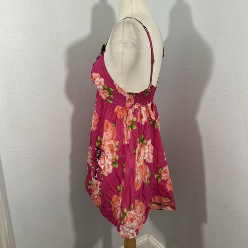 Betsey Johnson Slip Dress Womens M Floral Babydoll Fairy Y2K 90s - Picture 3 of 8