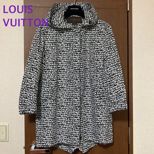 LOUIS VUITTON（LV） Louis Vuitton Monogram Graffiti Cappotto Felpa con Cappuccio Parka 38 Donna Moda