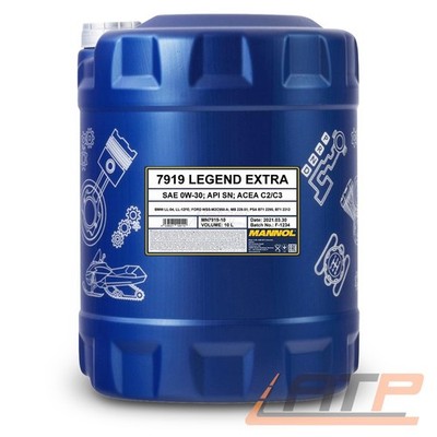 MANNOL 10 L LEGEND EXTRA 0W-30 MOTORÖL FÜR API SN+ SP ACEA C2/C3 BMW LL-12FE   