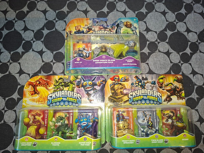 Skylanders swap force 3er set figuren geöffnet / getakert