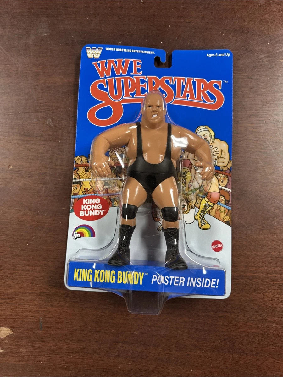 WWE Superstars KING KONG BUNDY LJN Target Exclusive Blue Card